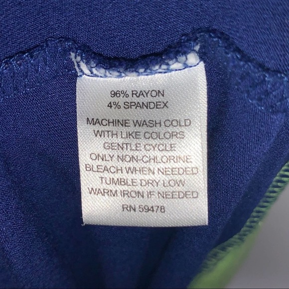 Cynthia Rowley blue/green lounge dress  swim cover - Picture 3 of 5